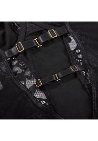 Intica - Body z wycięciem na miseczkach na romantyczne wieczory Adelind. Kolor: czerwony. Materiał: materiał #9