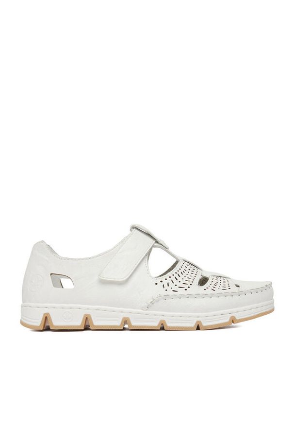 Rieker Półbuty CEO-49958-81 Biały. Kolor: biały. Materiał: skóra