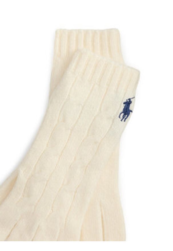 Polo Ralph Lauren Rękawiczki 455981440002 Beżowy. Kolor: beżowy. Materiał: poliester, materiał