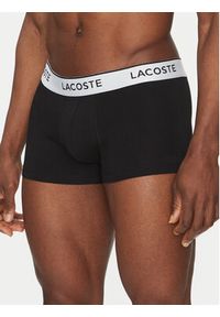 Lacoste Komplet 3 par bokserek 5H2392 Czarny. Kolor: czarny. Materiał: bawełna #8
