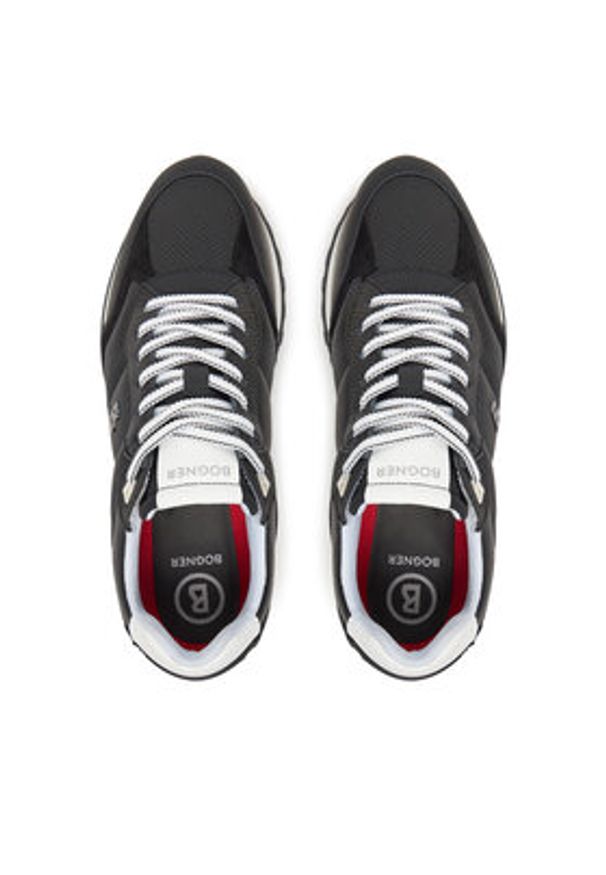 Bogner Sneakersy Newport 4 A 12521805 Czarny. Kolor: czarny. Materiał: skóra