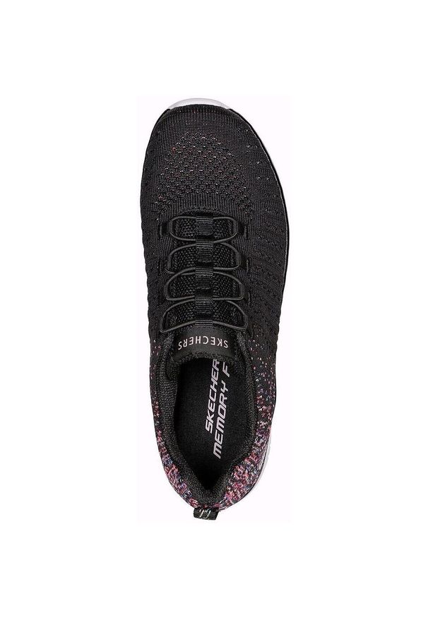 skechers - Adidasy Skechers Virtue, Kobiety. Kolor: czarny. Materiał: materiał