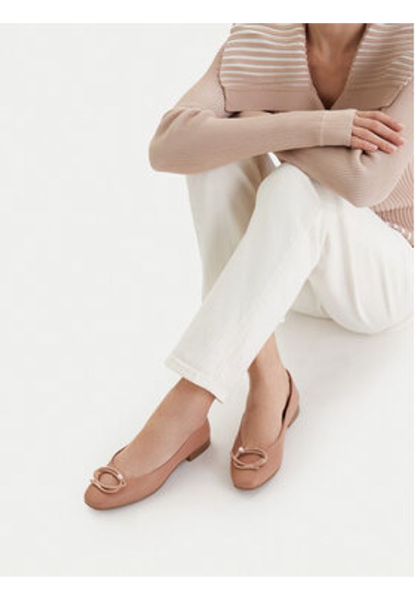 Lasocki Baleriny CEO-RST-ROMI-89 Różowy. Kolor: różowy. Materiał: skóra