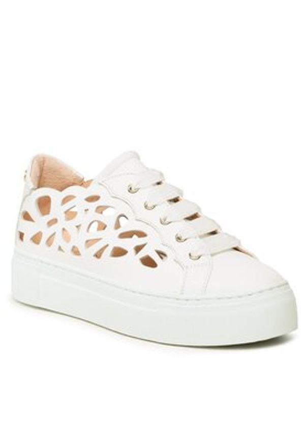 AGL Sneakersy Mandi D925249PGKV201A634 Biały. Kolor: biały. Materiał: skóra