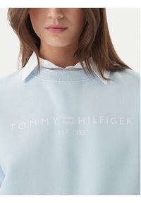 TOMMY HILFIGER - Tommy Hilfiger Bluza WW0WW47831 Niebieski jasny Regular Fit. Kolor: niebieski. Materiał: bawełna #2