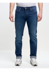 Big-Star - Spodnie jeans męskie klasyczne Ronald 315. Stan: obniżony. Kolor: niebieski. Styl: klasyczny #1