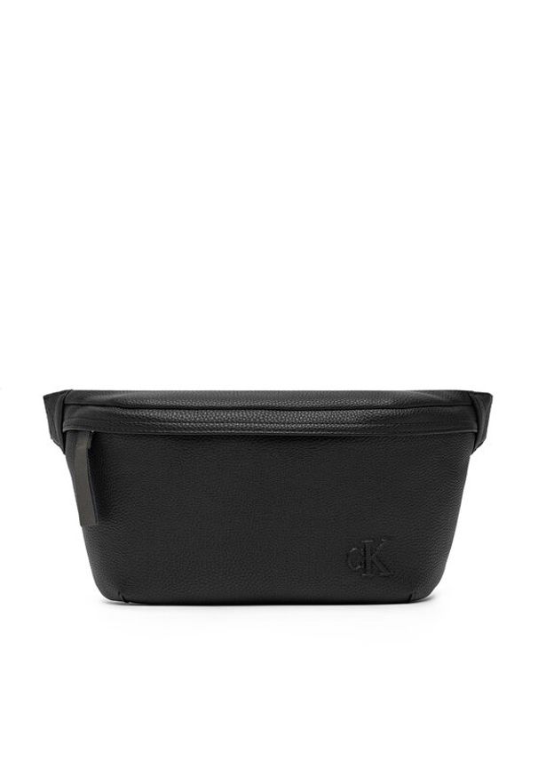 Calvin Klein Jeans Saszetka nerka Cargo Waistbag LV04G3082G Czarny. Kolor: czarny. Materiał: skóra