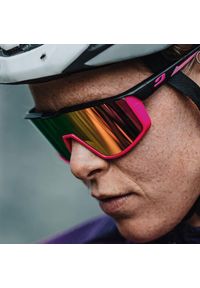 Okulary rowerowe JULBO FURY różowo czarne Spectron kat.3. Kolor: czarny, różowy, wielokolorowy. Sport: turystyka piesza