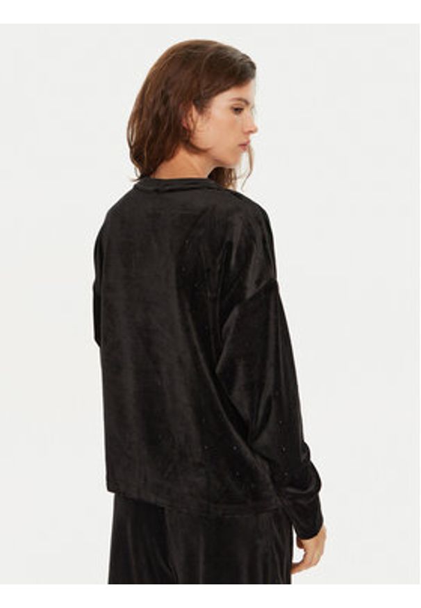 DKNY Bluza DP4T1061 Czarny Regular Fit. Kolor: czarny. Materiał: syntetyk