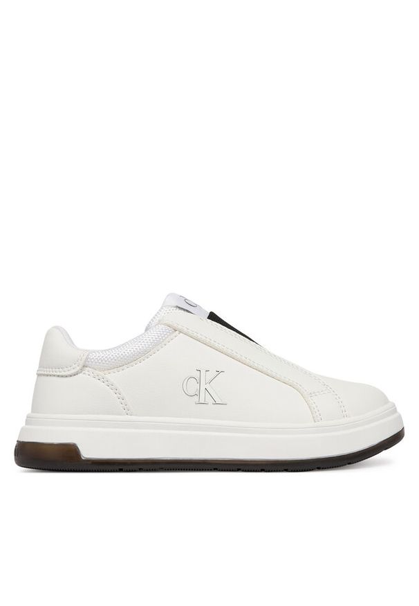 Sneakersy Calvin Klein. Kolor: biały