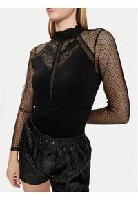 Morgan Body 241-TJULIE Czarny Slim Fit. Kolor: czarny. Materiał: wiskoza #3