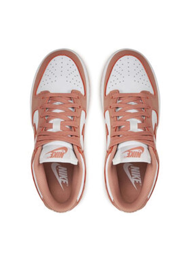 Nike Sneakersy Dunk Low DD1503 118 Biały. Kolor: biały. Materiał: skóra