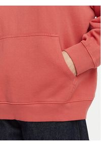 Quiksilver Bluza Esential Hoodie EQWFT03191 Koralowy Regular Fit. Kolor: pomarańczowy. Materiał: bawełna #5