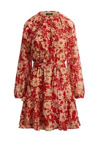 Lauren Ralph Lauren - LAUREN RALPH LAUREN Sukienka letnia 200P08669001 Czerwony Regular Fit. Kolor: czerwony. Materiał: syntetyk. Sezon: lato #3