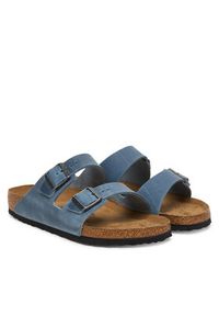 Birkenstock Klapki Arizona Sfb 1030862 Niebieski. Kolor: niebieski. Materiał: skóra #6