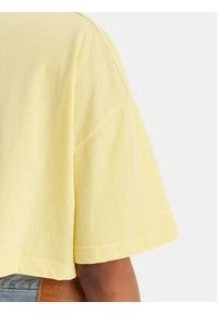 Quiksilver T-Shirt Maxi EQWZT03183 Żółty Oversize. Kolor: żółty. Materiał: bawełna #4