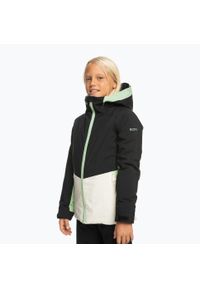 Roxy - Kurtka snowboardowa dziecięca ROXY Silverwinter Girl true black 10/M. Kolor: czarny. Sport: snowboard #2