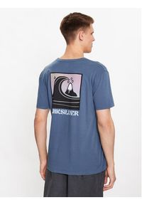 Quiksilver T-Shirt Qs Bubble Stamp EQYZT07258 Niebieski Regular Fit. Kolor: niebieski. Materiał: bawełna #5
