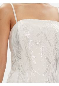 Rinascimento Sukienka koktajlowa CFC0117811003 Écru A-Line Fit. Materiał: syntetyk. Styl: wizytowy #4