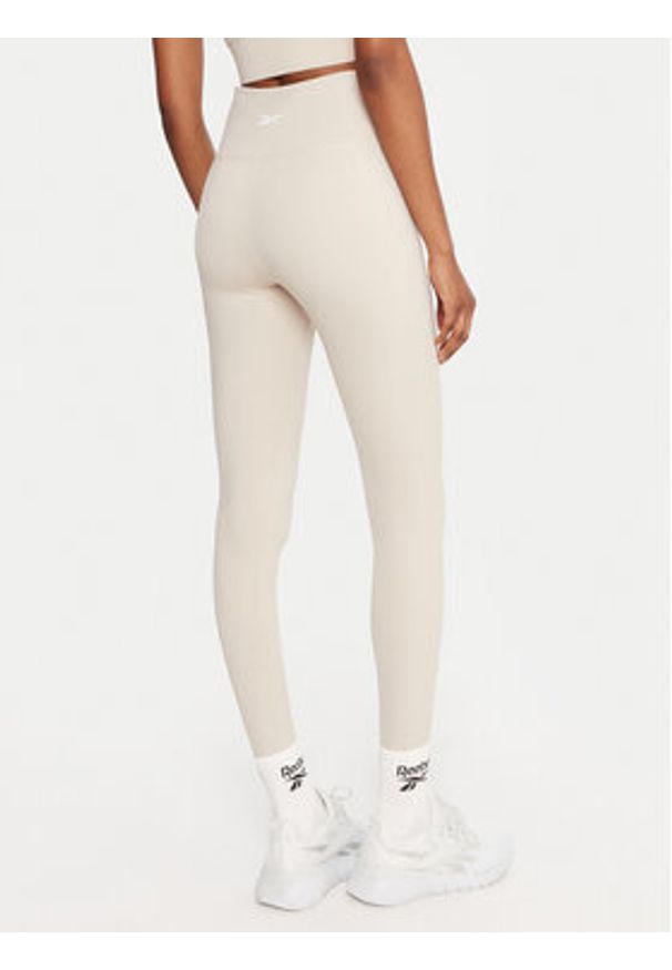 Reebok Legginsy Reebok X Ewa Chodakowska RK25313CCW Beżowy Slim Fit. Kolor: beżowy. Materiał: syntetyk