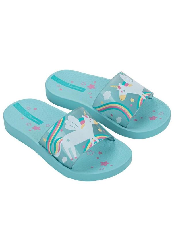 Klapki dziecięce Ipanema Urban VI Slide Kids. Kolor: niebieski