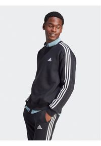 Adidas - adidas Bluza HZ6234 Czarny Loose Fit. Kolor: czarny. Materiał: bawełna