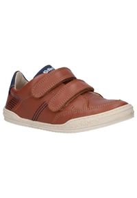 Kickers - Trampki dziecięce KICKERS JOUO. Kolor: brązowy. Sport: turystyka piesza