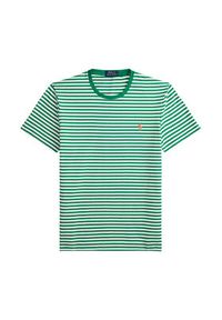 Polo Ralph Lauren T-Shirt 710956828500 Zielony Slim Fit. Typ kołnierza: polo. Kolor: zielony. Materiał: bawełna #3
