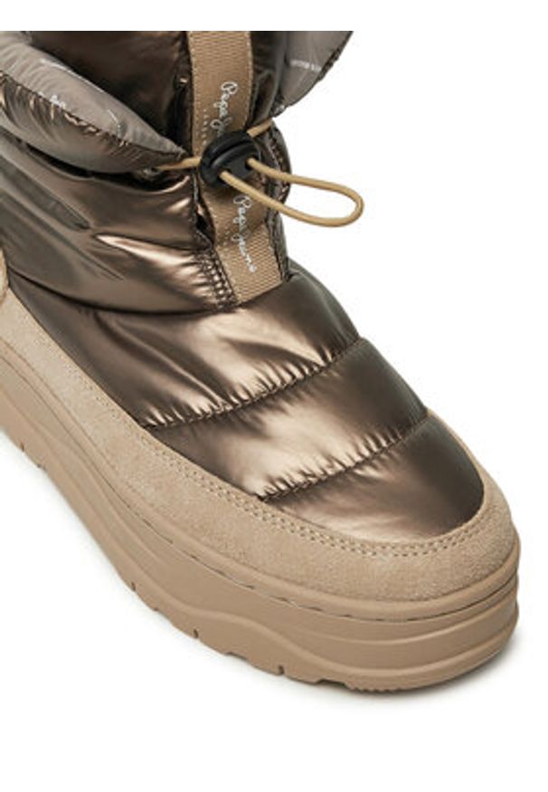 Pepe Jeans Śniegowce PLS50554 Beżowy. Kolor: beżowy. Materiał: materiał