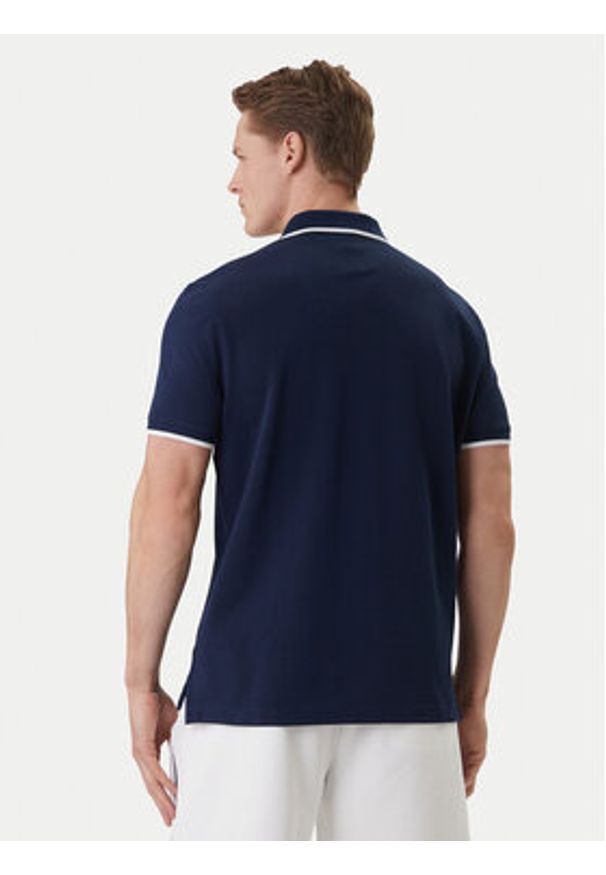 TOMMY HILFIGER - Tommy Hilfiger Polo Pique MW0MW42748 Granatowy Regular Fit. Typ kołnierza: polo. Kolor: niebieski. Materiał: bawełna