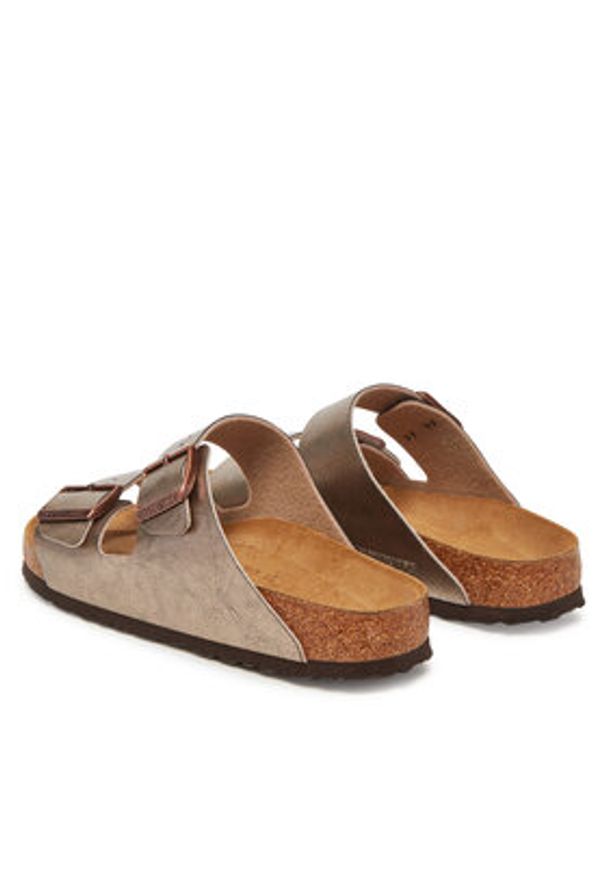 Birkenstock Klapki Arizona 1029439 Brązowy. Kolor: brązowy. Materiał: skóra