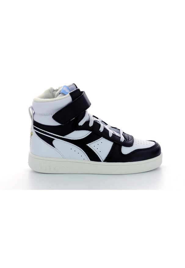 Diadora - Sneakersy dziecięce DIADORA MAGIC BASKET MID SYLVESTER PS 32. Kolor: czarny. Sport: turystyka piesza