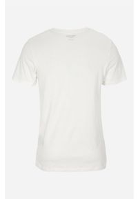 Jack & Jones - T-shirt Logo. Kolor: biały. Materiał: jersey. Długość rękawa: krótki rękaw. Długość: krótkie. Wzór: nadruk #2