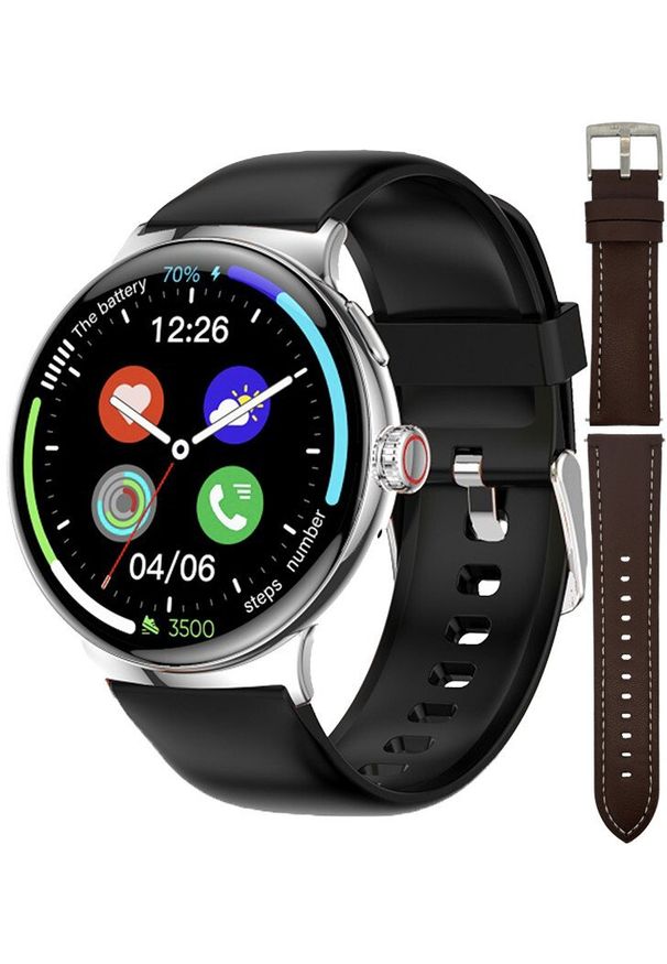 Smartwatch Hagen Smartwatch damski Hagen HB10.111.534.333-SET czarny pasek. Rodzaj zegarka: smartwatch. Kolor: czarny