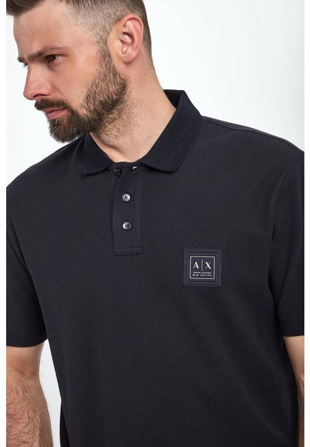 Armani Exchange - Polo męskie ARMANI EXCHANGE. Typ kołnierza: polo