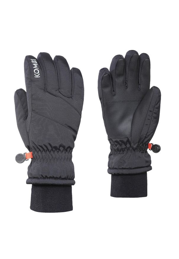 Rękawice pięciopalczaste Kombi The Peak Glove Junior. Kolor: czarny. Sezon: zima. Sport: narciarstwo