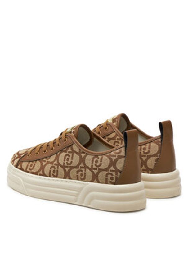 Liu Jo Sneakersy Cleo BF4031 TX439 Brązowy. Kolor: brązowy. Materiał: materiał