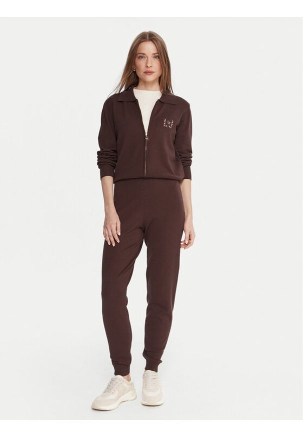 Liu Jo Sport Dres TF5249 MS63L Brązowy Regular Fit. Kolor: brązowy. Materiał: syntetyk