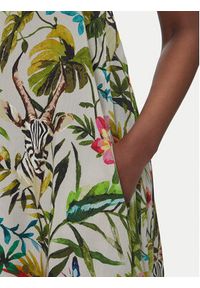 LOLA CASADEMUNT Sukienka letnia LS2516037 Zielony Relaxed Fit. Kolor: zielony. Materiał: wiskoza. Sezon: lato #4