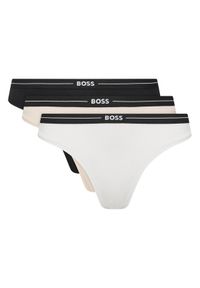 BOSS Komplet 3 par fig klasycznych 3P Brief 50510016 Kolorowy. Materiał: bawełna. Wzór: kolorowy