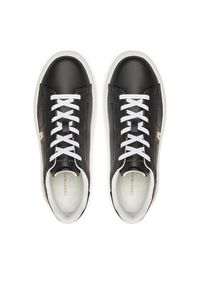 TOMMY HILFIGER - Tommy Hilfiger Sneakersy FW0FW08631 Czarny. Kolor: czarny. Materiał: skóra