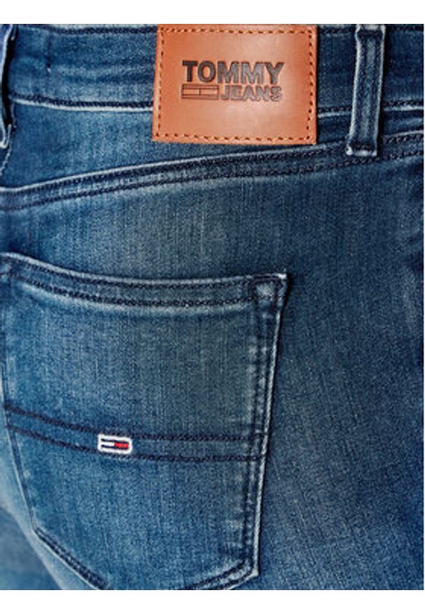 Tommy Jeans Jeansy Nora DW0DW09213 Granatowy Skinny Fit. Kolor: niebieski