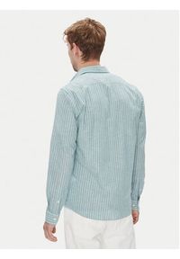 Marc O'Polo Koszula 526 7210 42358 Zielony Slim Fit. Typ kołnierza: polo. Kolor: zielony. Materiał: bawełna #5