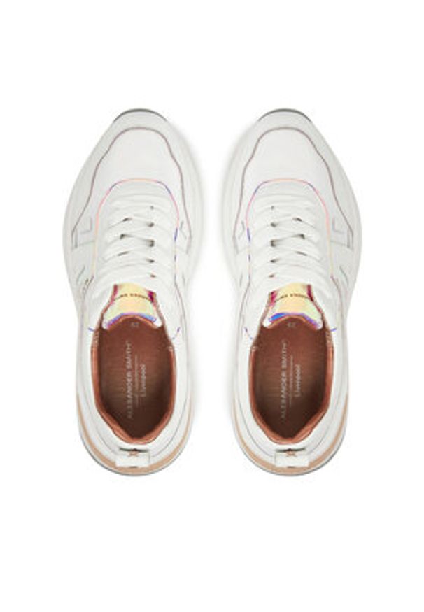 Alexander Smith Sneakersy Liverpool ASBBLPW 2163 Biały. Kolor: biały. Materiał: skóra, zamsz