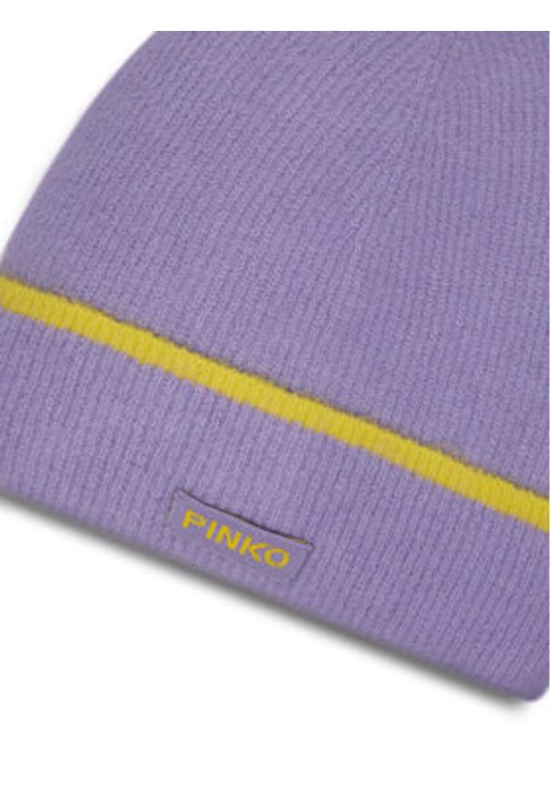 Pinko Czapka Serrade 104332 A26V Fioletowy. Kolor: fioletowy. Materiał: wełna