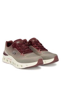 skechers - Skechers Sneakersy Glide-Step Pro - Waverra 233132/TPBG Brązowy. Kolor: brązowy. Materiał: materiał #6
