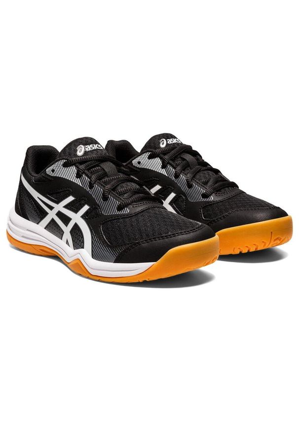 Buty do badmintona dla dzieci Asics Gel Upcourt 5 GS. Kolor: biały, wielokolorowy, czarny