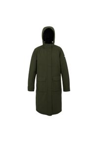 Regatta - Wodoodporna Kurtka Damska Yarli Longline. Kolor: wielokolorowy, biały, zielony, brązowy. Sport: turystyka piesza #1