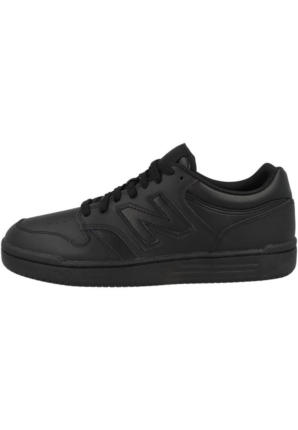Buty do chodzenia męskie New Balance 480. Okazja: na co dzień. Kolor: czarny. Materiał: guma, syntetyk, materiał. Sport: turystyka piesza