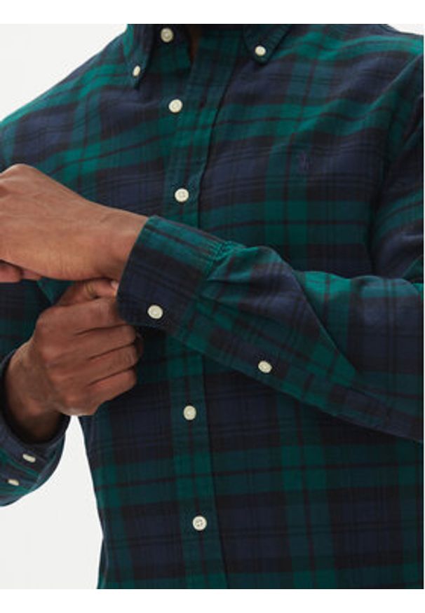 Polo Ralph Lauren Koszula 710922273003 Kolorowy Custom Fit. Typ kołnierza: polo. Materiał: bawełna. Wzór: kolorowy